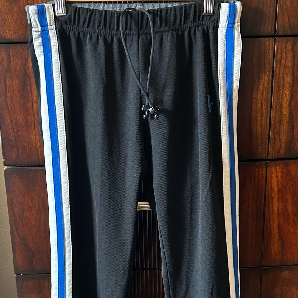 Dior ladies Black and Blue Joggers with Elastic Waistband